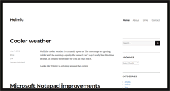 Desktop Screenshot of heimic.net